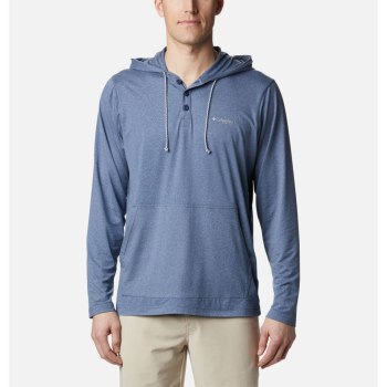 Columbia Hoodie Heren, PFG Slack Tide Henley DonkerGrijs, 27HCZFTLR